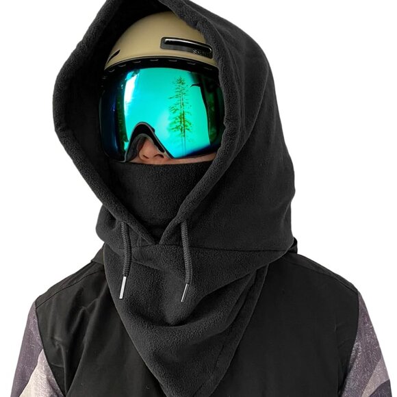 Over Helmet Balaclava Ventilation Ski Snowboard Biking Polar Fleece Adjustable